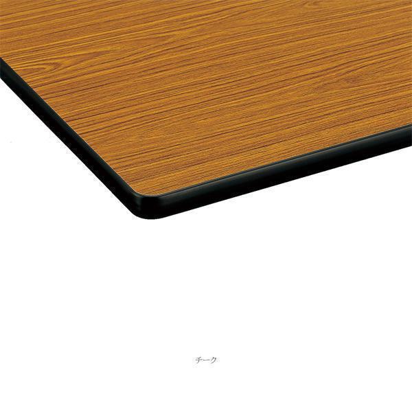 ミーティングテーブル 幅1500×奥行600×高さ700mm 棚無 アルミ脚タイプ バネ式 折りたたみテーブル 積み重ね 研修テーブル オフィス家具 藤沢工業 TOKIOの画像
