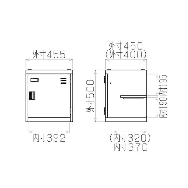 1人用 スタンダードロッカー 浅型 鍵付き 1人用タイプ 内筒交換錠 TLK-MN1 パーソナルロッカー ロッカー ホワイトグレー色 スチールロッカー 受注生産品の画像