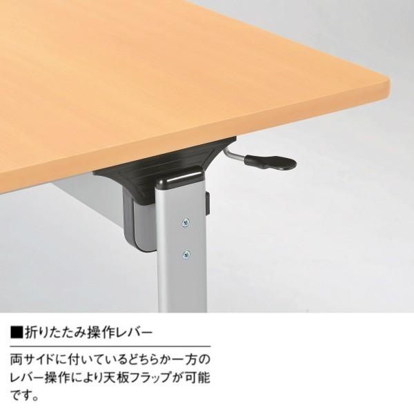 スタック 会議テーブル 楕円型 幅1800×奥行900×高さ700mm ソフトエッジ スタックテーブル TOY-1890R ミーティングテーブル 会議用テーブル NISHIKI ニシキ工業_3