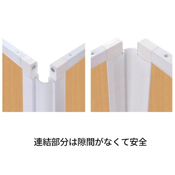 パーテンション　3連 360度3連パーテーション 幅1800 奥行450 高さ1800 NI-NNR3C 通販