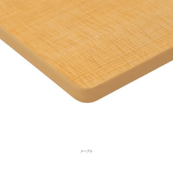 ミーティングテーブル 幅1800×奥行900×高さ700mm 楕円型 メッキ脚 会議テーブル T字脚 会議室 応接室 会社 オフィス家具 藤沢工業 TOKIO 日本製の画像
