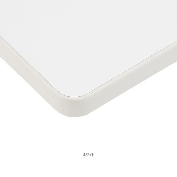 ミーティングテーブル 幅1800×奥行900×高さ700mm 半楕円型 ホワイト 塗装脚 会議テーブル T字脚 会議室 応接室 会社 オフィス家具 藤沢工業 TOKIO 日本製の画像
