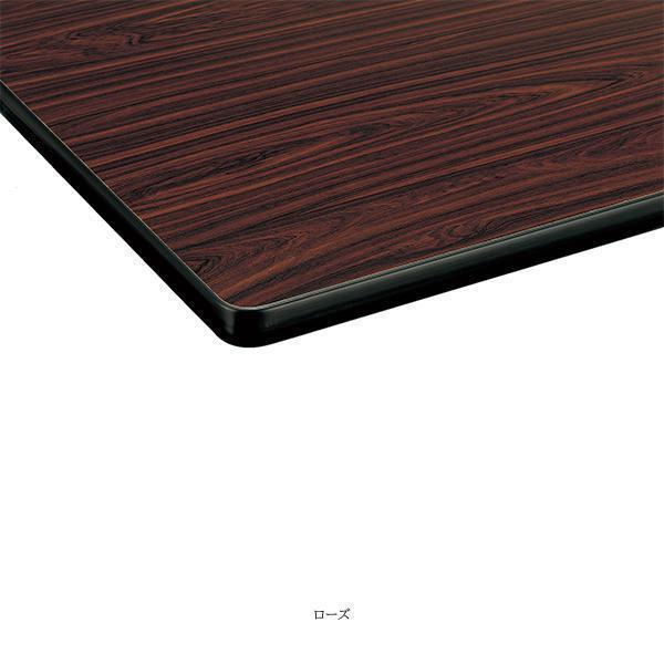 ミーティングテーブル 幅1500×奥行600×高さ700mm ソフトエッジタイプ 棚無 パネル無 クランク式 折りたたみ オフィス家具 藤沢工業 TOKIOの画像