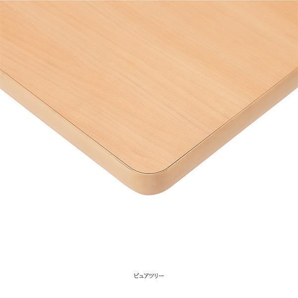 ミーティングテーブル 幅1800×奥行750×高さ700mm ソフトエッジタイプ 棚無 パネル無 クランク式 折りたたみ オフィス家具 藤沢工業 TOKIOの画像