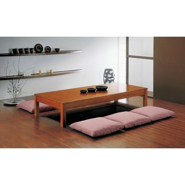 ローテーブル 座卓 W1200 D800 H360 天然木 宴120 cherry 桜屋工業