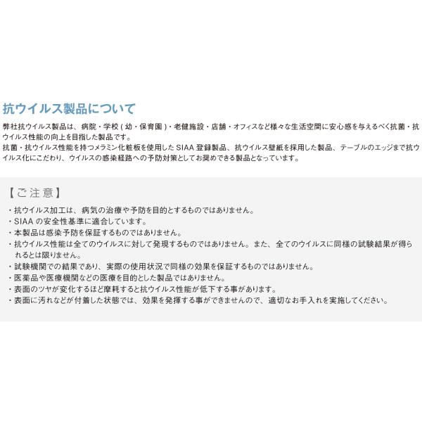 抗ウイルス テーブル W1500×D900×H700〜750 抗菌加工 高さ調節 アジャスター/キャスター付き 介助テーブル 介護 施設 UTILITY 法人様限定 日本製 受注生産品｜sora-ichiban｜05