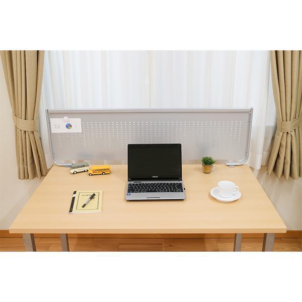 スチール デスクトップパネル W1400 W140 卓上 仕切り 間仕切り デスク 
