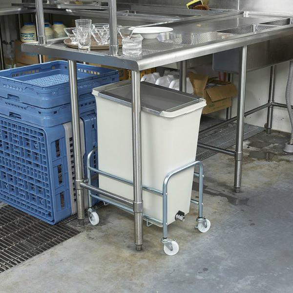 リサイクルトラッシュ ECO-50 バルブ式セット YW-168L-PC 山崎産業 残飯処理 回収 ゴミ箱 ダストボックス ペール リサイクル 玄関 待合室 休憩所 会社 事務所_4