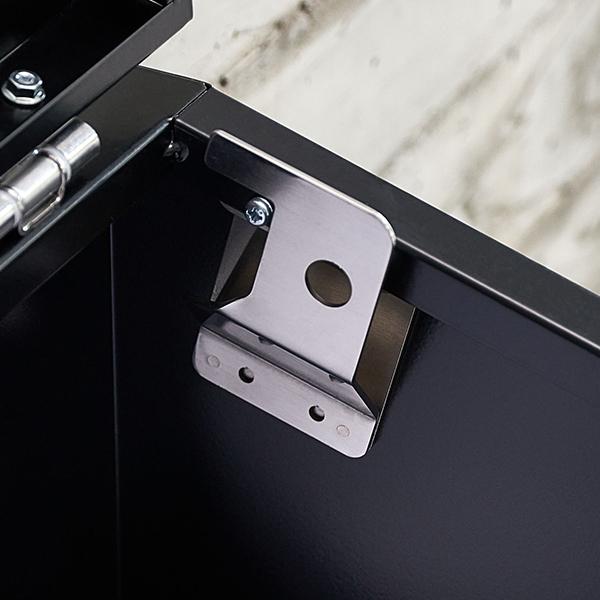 リサイクルボックスAP YW-475L-ID 幅450×奥行450×高さ730mm ダストボックス ゴミ箱 ごみ箱 屋外 エントランス 会社 ショッピングモール 事務所 施設 学校_4