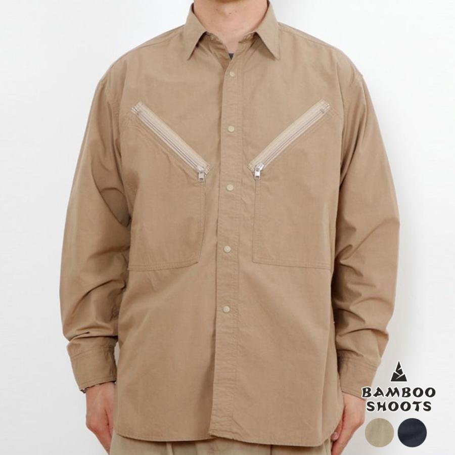 BAMBOO SHOOTS バンブーシュート シャツ 長袖 メンズ HIKING SHIRTS 