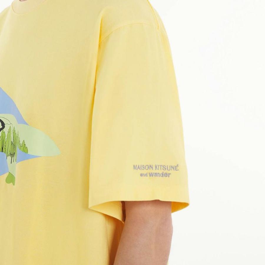 and wander（アンドワンダー） Tシャツ カットソー 半袖 メンズ