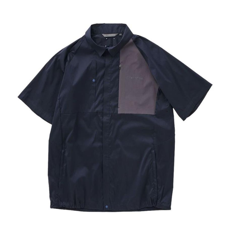 Teton Bros / Wind  Shirt (Unisex)/半袖シャツ/XL/ナイロン/GRY/TB231-33M ティートンブロス シャツ 半袖 メンズ レディース Teton Bros. Wind