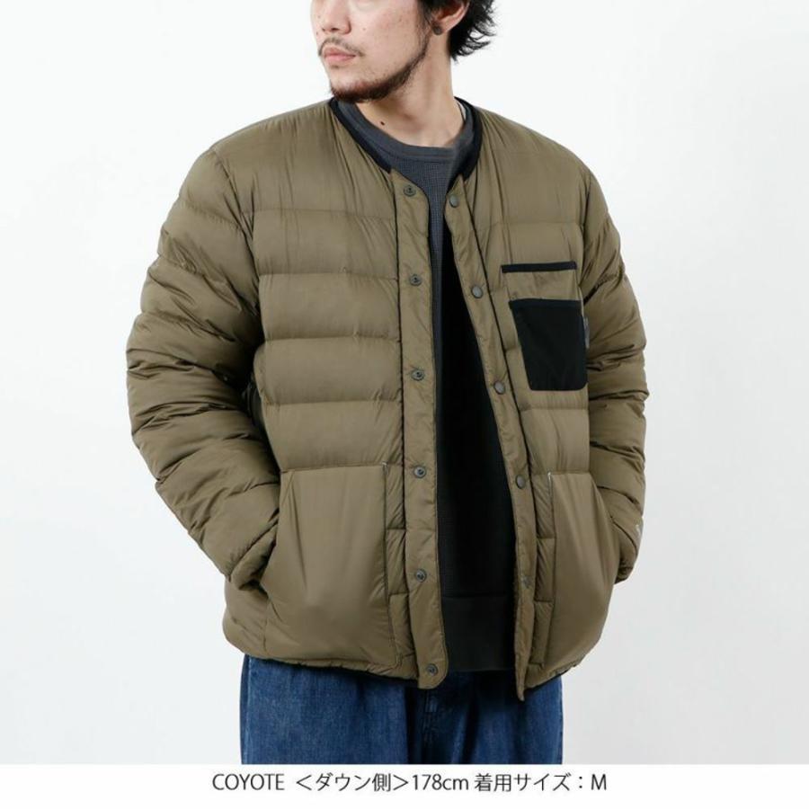 アライドフェザーアンドダウン ダウンジャケット メンズ ALLIED FEATHER + DOWN RV COMFORTABLE DOWN  CARDIGAN リバーシブル コンフォータブル ダウン カーディ