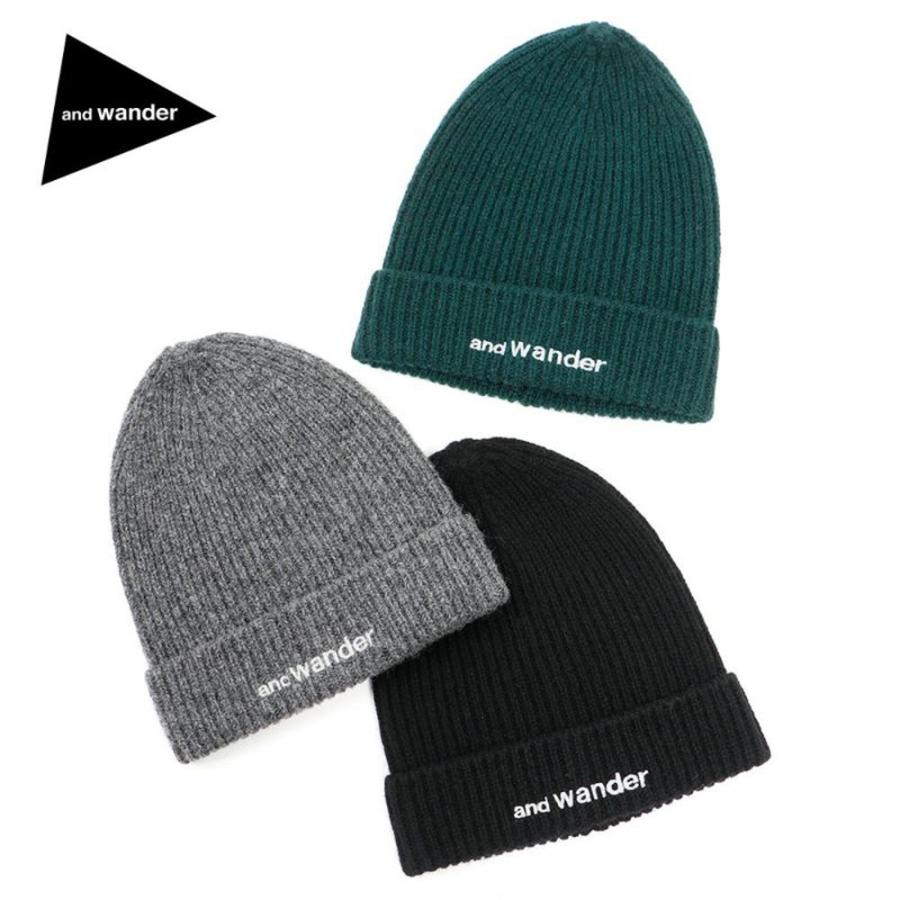 and wander（アンドワンダー） ニット帽 ビーニー 帽子 メンズ