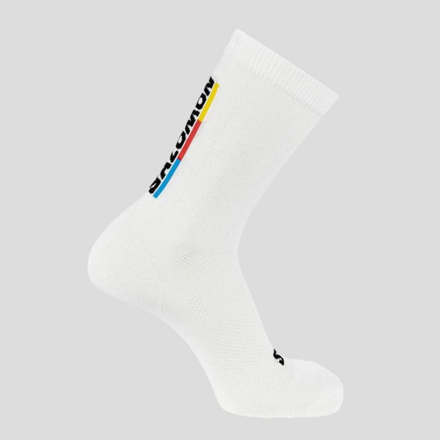 サロモン クルーソックス メンズ レディース SALOMON PULSE RACE FLAG CREW パルスレースフラッグクルー LC2262200 正規取扱品｜sora-onlinestore｜02