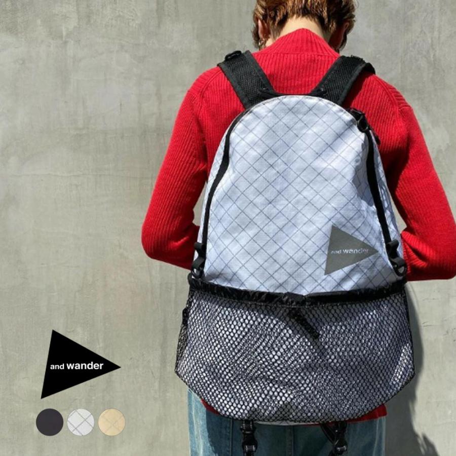 and wander（アンドワンダー） リュック バックパック メンズ
