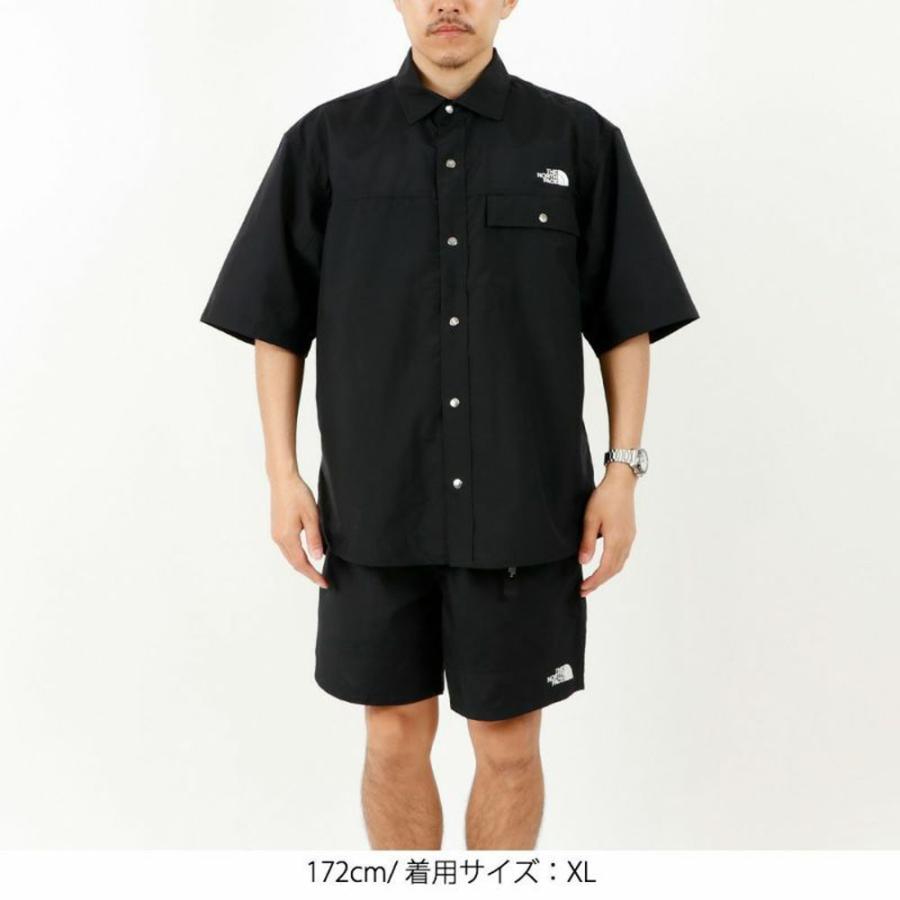 ザ ノースフェイス シャツ 半袖 メンズ THE NORTH FACE S/S Nuptse Shirt ショートスリーブヌプシシャツ NR22331 正規取扱品｜sora-onlinestore｜07