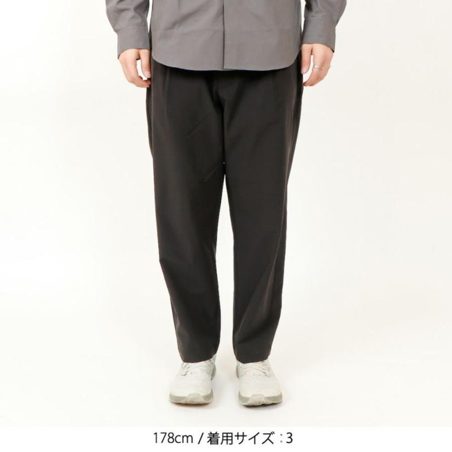 ゴールドウイン テーパードパンツ メンズ レディース Goldwin One Tuck Tapered Light Pants ワンタックテーパードライトパンツ GL74189 正規取扱品｜sora-onlinestore｜08