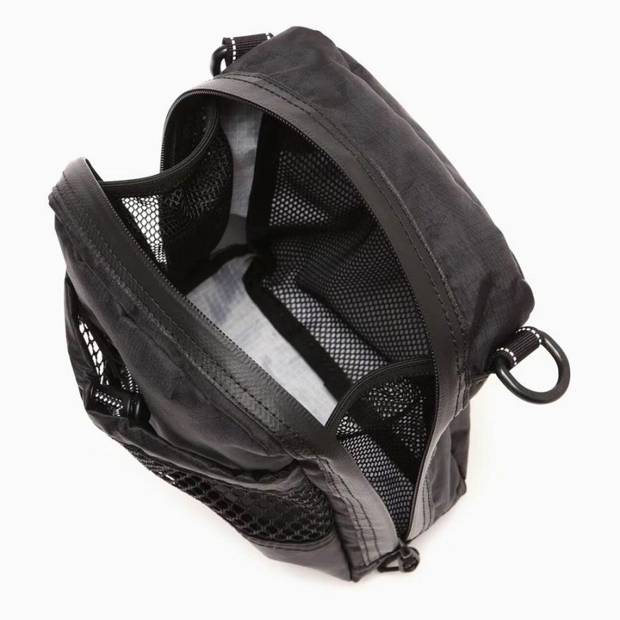 AND WANDER（アンドワンダー） エコパック ショルダーポーチ　ブラック AND WANDER（アンドワンダー） エコパック ショルダーポーチ｜ROCOCO