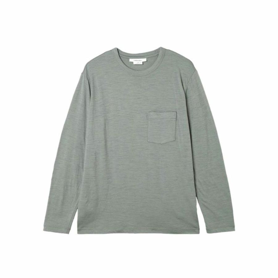 mercules アイスブレイカー Tシャツ カットソー 長袖 メンズ  