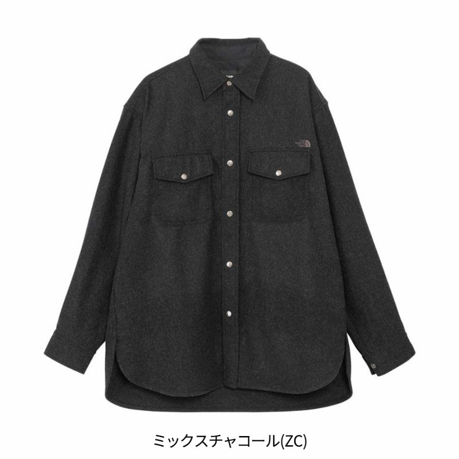 美品 newnow ニューナウ サージウールシャツ ネイビー オーバーサイズ M 美品 newnow ニューナウ サージウールシャツ ネイビー オーバー