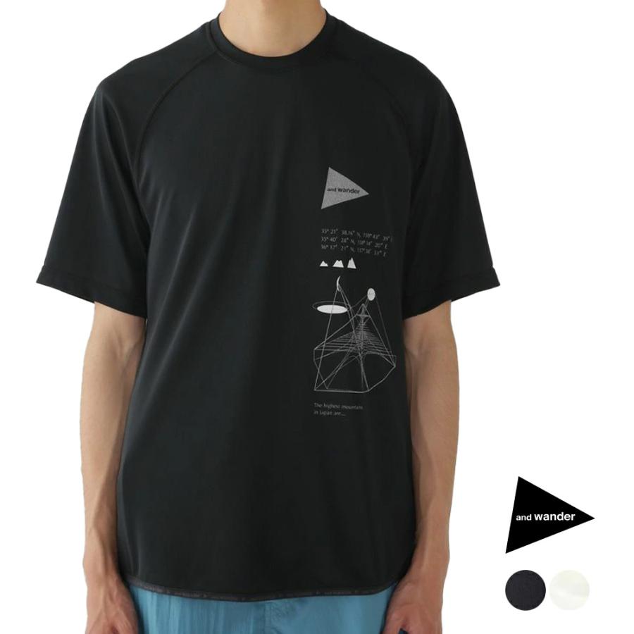 andwander/アンドワンダーdry jersey Tシャツ and wander (アンドワンダー) dry jersey SS T （W） / ドライ