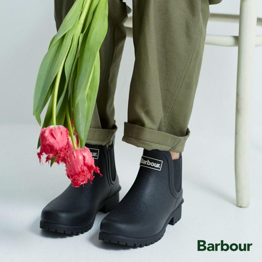 BARBOUR Wilton LRF0066 レインブーツ 黒 28 cm Barbour バブアー レインブーツ WILTON LRF0066 レディース