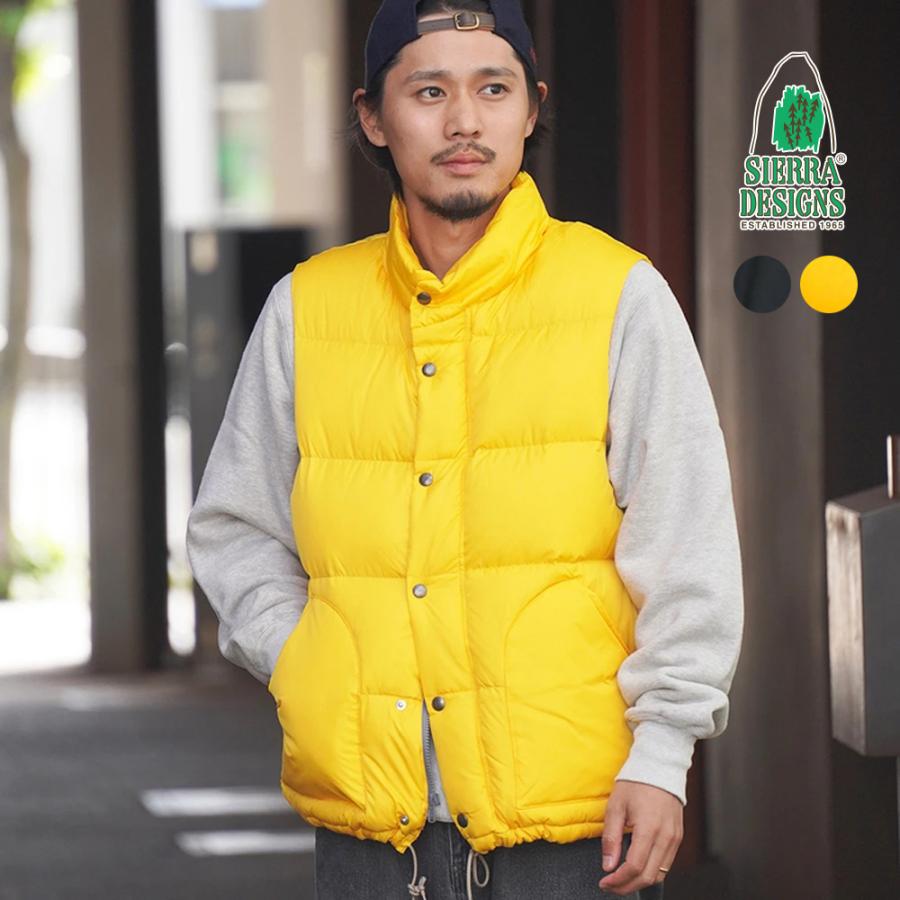 SIERRA DESIGNS シエラデザインズ ダウンベスト メンズ ジップダウン