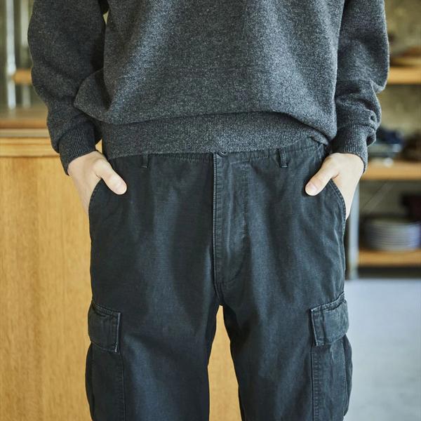 orslowブラック　カーゴパンツ Lサイズ orSlow オアスロウ カーゴパンツ メンズ ストーンブラック