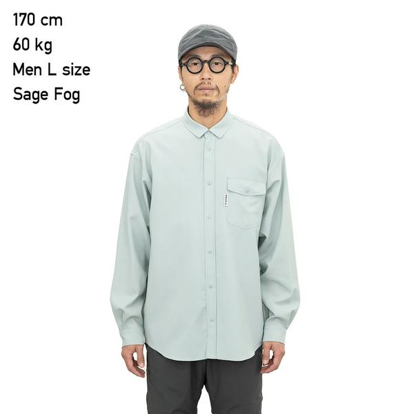 RIDGE MOUNTAIN GEAR メリノウール 長袖シャツ　登山 リッジマウンテンギア シャツ 長袖 メンズ RIDGE MOUNTAIN GEAR メリノ