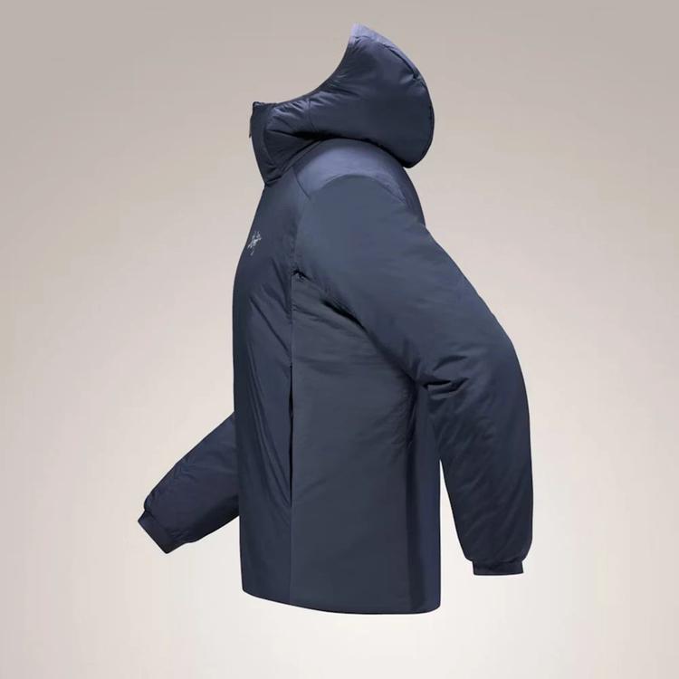 ARC'TERYX フード付きダウンジャケット M 青 ARC'TERYX アークテリクス 中綿ジャケット メンズ ATOM SV HOODY