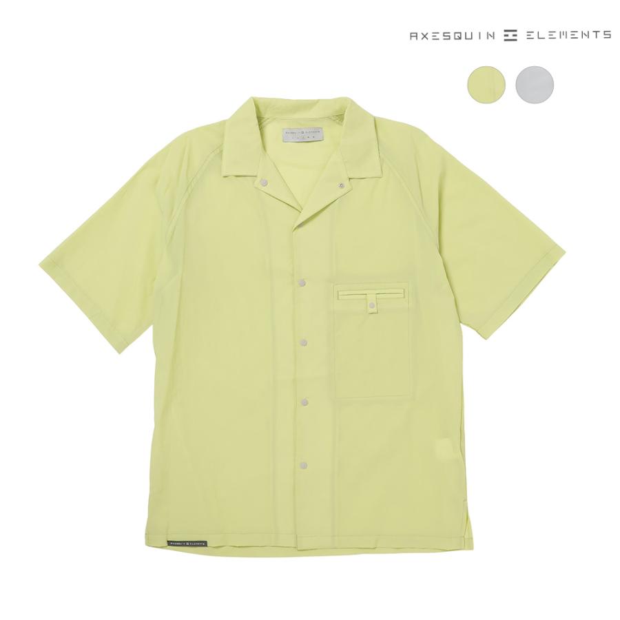 アクシーズクインエレメンツ シャツ メンズ 軽くて涼しい半袖シャツ AXESQUIN ELEMENTS 021102 正規取扱品