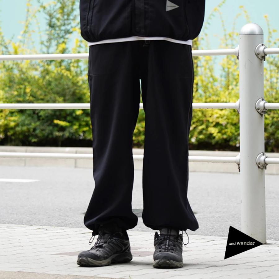 and wander アンドワンダー ナイロンダブルクロス 登山 アウトドア and wander（アンドワンダー） ナイロンパンツ メンズ ベントパンツ