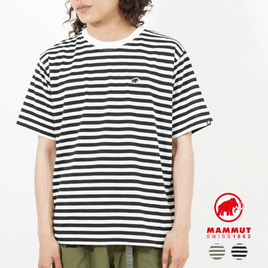 MAMMUT（マムート） Tシャツ カットソー メンズ ストライプ Tシャツ