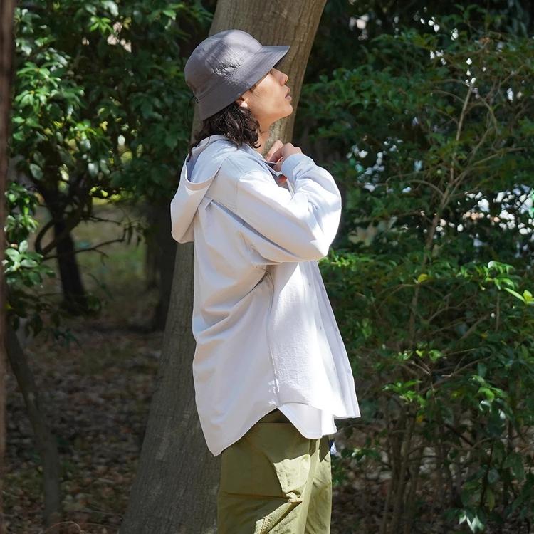 リッジマウンテンギア シャツ メンズ フーデッドロングスリーブシャツ 