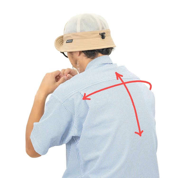 リッジマウンテンギアBasic ShortSleeveShirt Stripe RIDGE MOUNTAIN GEAR Basic Short Sleeve Shirt 