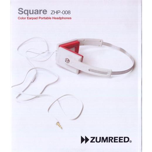 ZUMREED ズムリード Square ZHP-008 Color Earpad Portable ZUMREED ズムリード Square ZHP-008 Color Earpad Portable