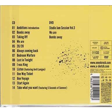 Ambitions（初回限定盤） / ONE OK ROCK (CD、DVD) : 映画&DVD&