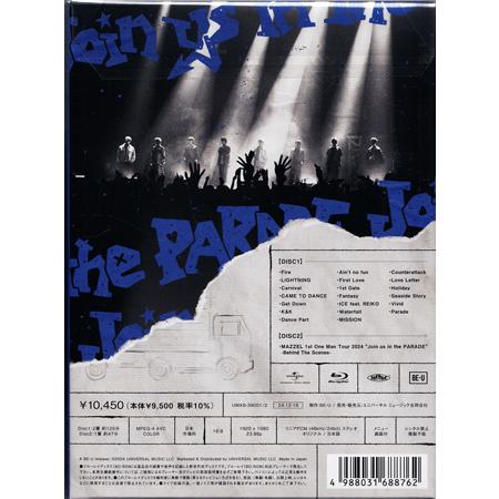 MAZZEL Parade ライブ Blu-ray 初回限定盤 Amazon.co.jp: MAZZEL 1st One Man Tour 2024 