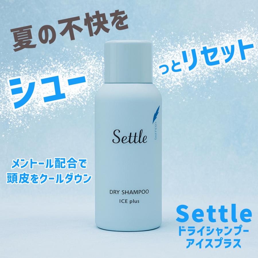 セトル ドライシャンプー アイスプラス 4本セット セトル ドライシャンプー アイスプラス 80g クール アロマ