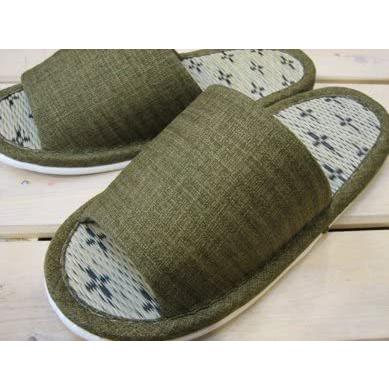 畳中スリッパ 和風無地 抹茶 メンズ 27cm程度まで L1sprqy64j キッチン 日用品 文具 Www Robotnature Com