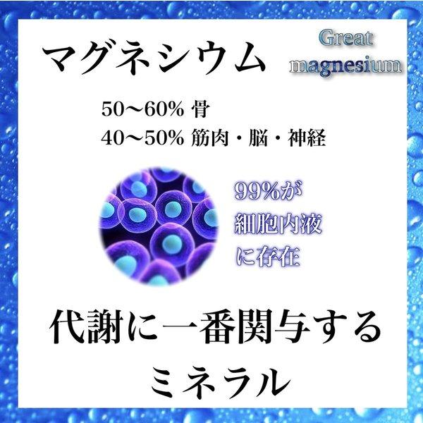 3 超高濃度マグネシウム 50ml マグネシウム ミネラル サプリメント Great magnesium 栄養補給 ファスティング｜sorachip｜03