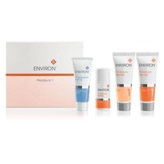 エンビロン モイスチャー 1セット ENVIRON トライアル 洗顔 化粧水 ジェル クリーム お試し（Yahoo!・SORA CHIP Yahoo!店）