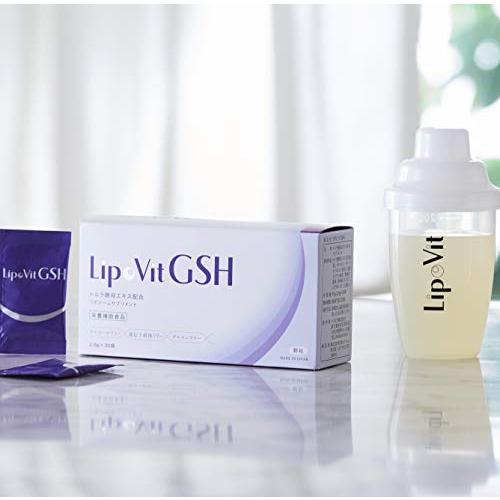 リポビットGSH LipoVit GSH リポ ソーム グルタチオン アミノ酸 サプリ 30包 白玉ツヤ 肌成分高配合｜sorachip｜02