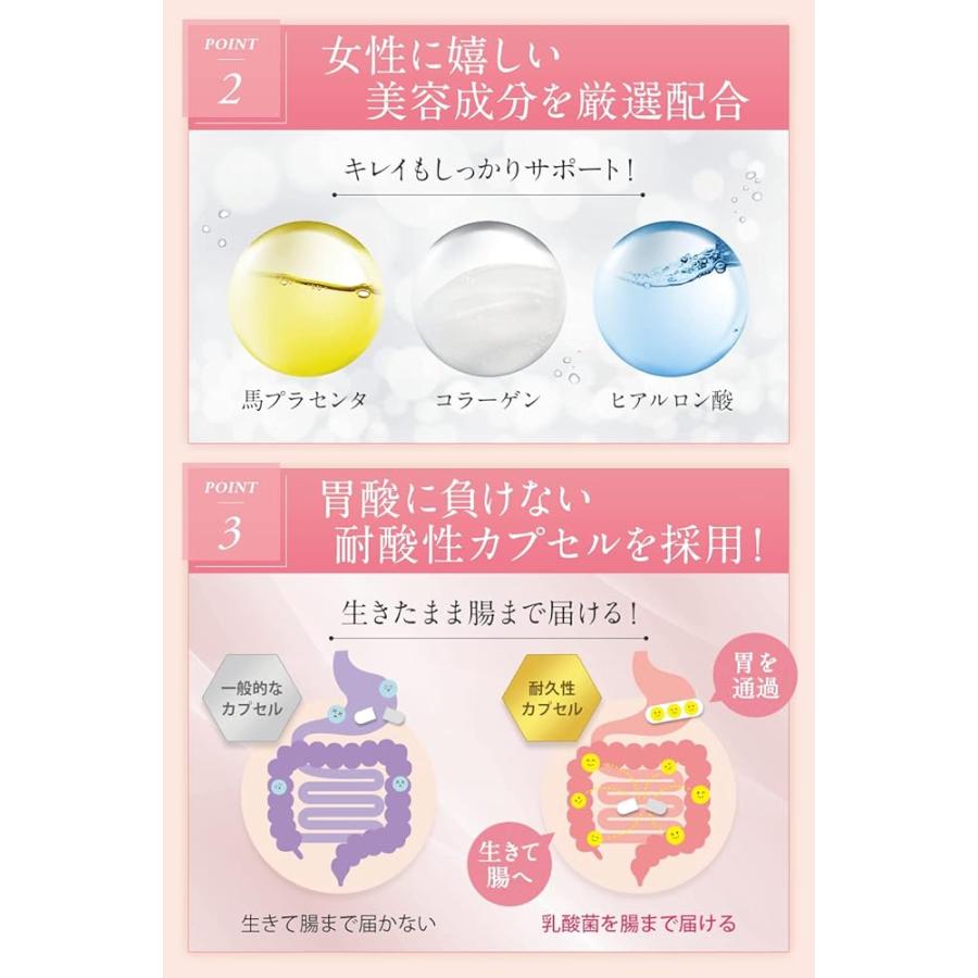 フェミチャーム FEMICHARM 乳酸菌サプリメント W乳酸菌配合 酪酸