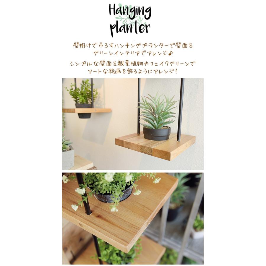 ハンキングプランター 壁掛け用 4段インテリア 置物 壁面 アジンジ