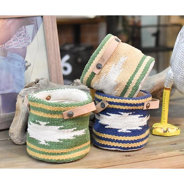 ファブリック プランター SSサイズ キリム 10cm 3色 TTZ-520 鉢カバー