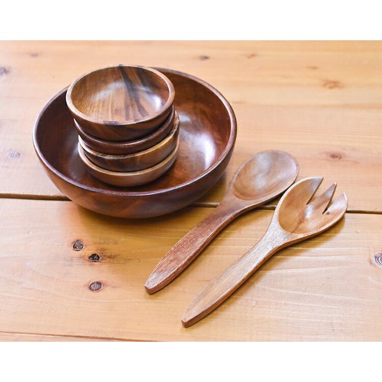 不二貿易（Fuji Boeki） アカシア 食器 アカシアボール7点セット