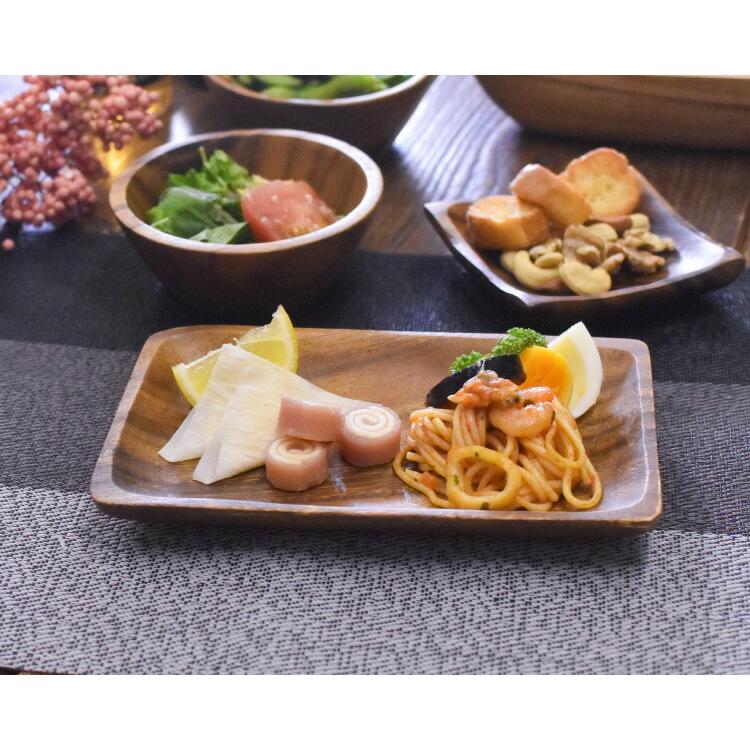 不二貿易（Fuji Boeki） アカシア 食器 【レクタングルプレート