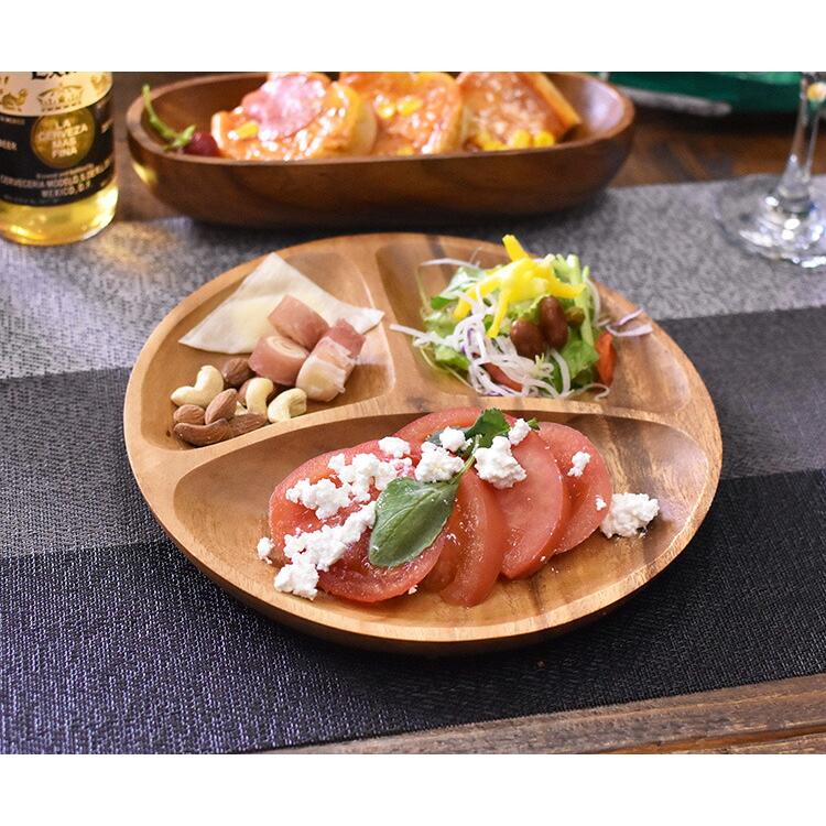 不二貿易（Fuji Boeki） ランチプレート アカシア 食器 【ラウンド